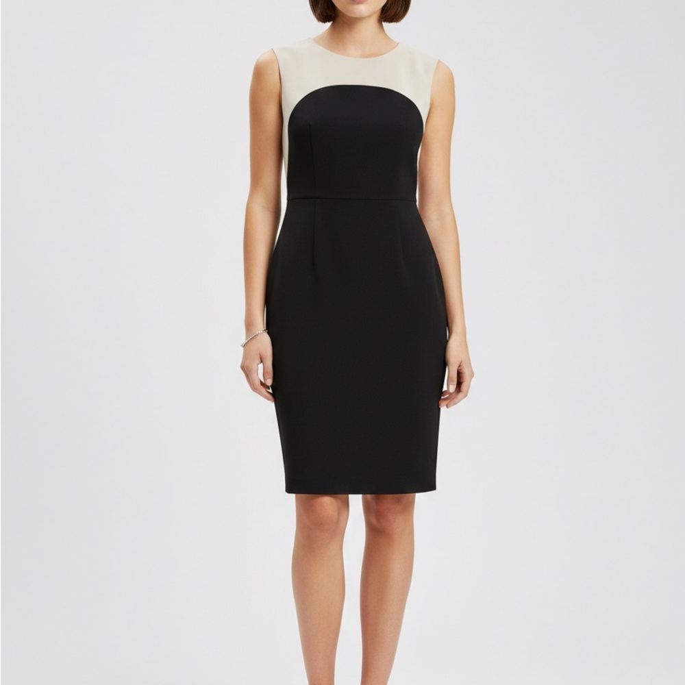 Calvin Klein Colorblock Sheath Dress